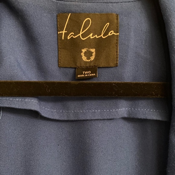 Talula Blue Blazer Size 2 - Picture 2 of 4